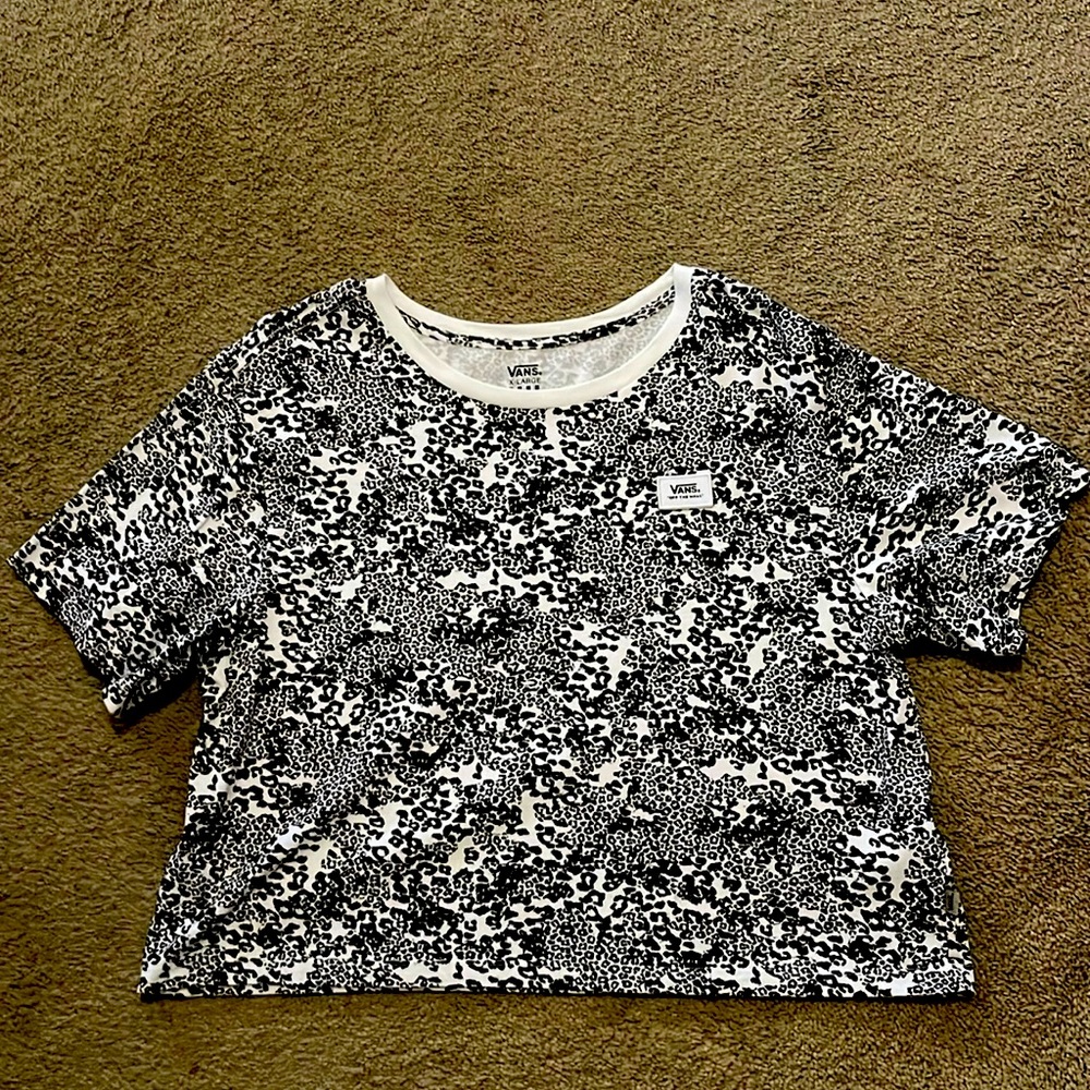 Authentic Vans Animal Print Crop Top